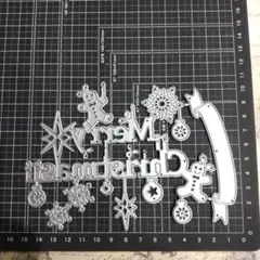 カッティングダイ Merry Christmas