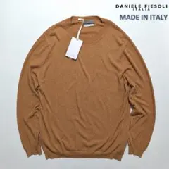 新品 DANIELE FIESOLI イタリア製 ニット セーター キャメル Sのサムネイル