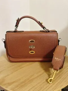 【美品】Mulberry ショルダーバッグ ブラウンのサムネイル