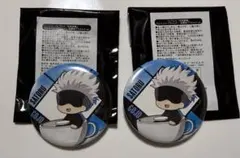 呪術廻戦 缶バッジ よみうりらんど 遊園地デフォルメver. 五条悟 2個セットのサムネイル