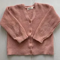 H&M キッズ　ピンク カーディガン 130