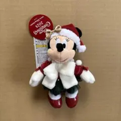 ディズニークリスマス2025　ミニーマウス　ぬいぐるみバッジ