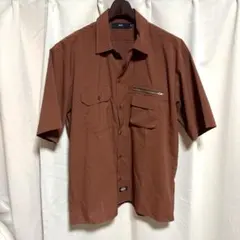 y070314 VAPORIZE× Dickies コラボシャツ Sワークシャツのサムネイル