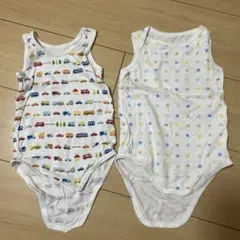 未使用に近い　ミキハウス　ボディシャツ　70サイズ