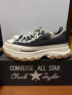 CONVERSE Chuck Taylor 厚底スニーカー ブラック/ホワイト