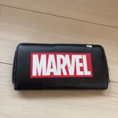 MARVEL ラウンドファスナー長財布 ブラックのサムネイル