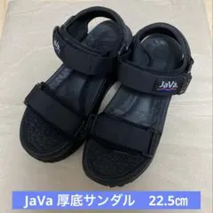 ジャバ　厚底ストラップサンダル　22.5　ブラック　スポーツサンダルのサムネイル
