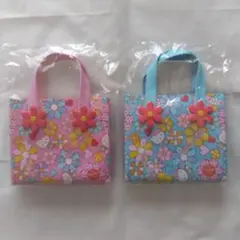 K/T ミニカラフルフラワーバック PINK とBLUEのセット未開封品