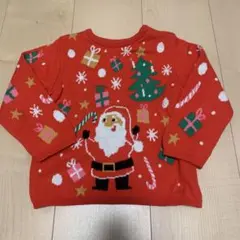 H&M サンタクロースセーター 18M 90㎝