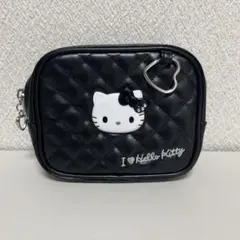 I Love Hello Kitty ポーチ キルティングハローキティ