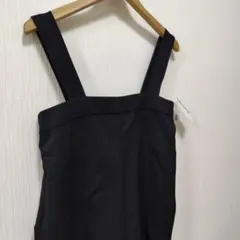 ブラック サロペット Mサイズ 新品タグ付き