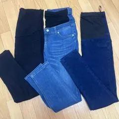 マタニティパンツ 3本セット　無印良品など
