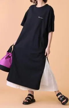 訳あり　最終　フリークスストア　チャンピオン　ロングTシャツ ロングワンピース