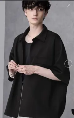 MONO-MART ダブルフェイスオーバーサイズレギュラー半袖シャツ