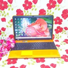 Win11/SONY/オレンジVAIO/SSD256GB/メモリ8G/オフィス - メルカリ
