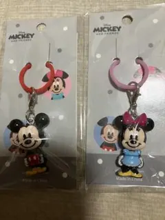 ディズニーミニチャーム　ミッキー　ミニー