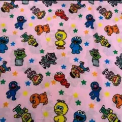 セサミストリート プリント生地 綿
