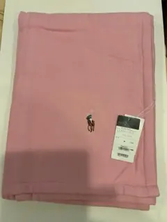 新品タグ付　RALPH LAUREN HOME ブランケット100×140ピンク