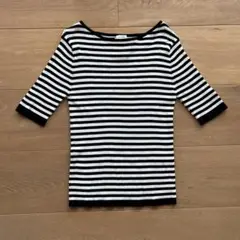 【新品】littlechic レディース トップス 半袖 ニット ボーダー