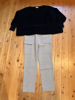 カーゴパンツ風　イージーパンツ
