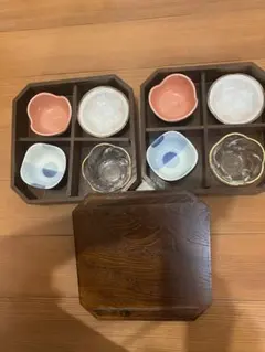 食器セット 8個 木製トレイ付き