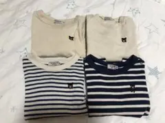 保育園着　ダブルビー　ロンT 90 4枚セット