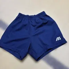 【美品】ミズノ　スポーツパンツ ショートパンツ ネイビー Lサイズ 日本製のサムネイル