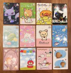 サンエックスユニバースあつめてカードコレクションノーマル(ホロ6枚)12枚セット