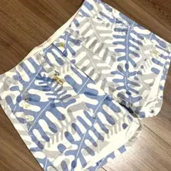 マークアンドロナ　正規店購入　レディースゴルフウェアショートパンツ　美品ブルーのサムネイル