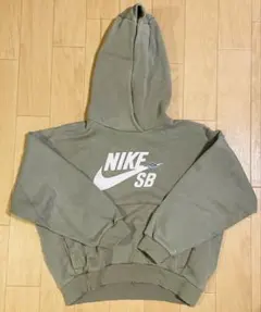 NIKE SB キッズ パーカー カーキ