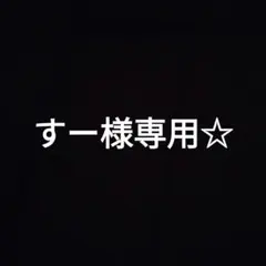 すー様専用☆