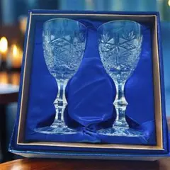 ボヘミアグラス　ペアグラス