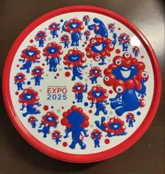 EXPO 2025 デザイン ミャクミャククッキー缶　缶のみ　大阪万博