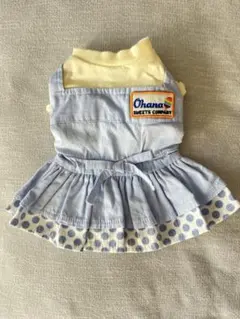犬服　ペット　ワンピース　フレア　ワンピース風