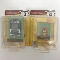 Happyくじ トムとジェリー A賞 フィギュア 3 4セット 新品　ぺちゃんこ