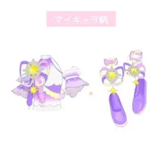 カラフルシャインパープル/トップス・シューズ