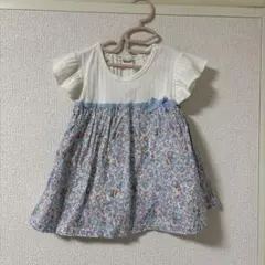 アンパンマンキッズコレクション 小花切替リボンチュニック 110cm