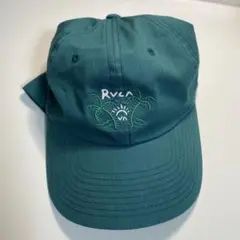 RVCA キャップ 帽子 ユニセックス グリーン 緑 刺繍ロゴ