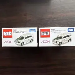 イオン限定トミカ　NO.82トヨタランドクルーザー ドバイ警察デザイン仕様✖︎２個