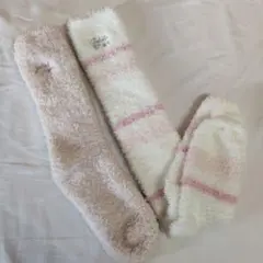 【未使用】ジェラートピケ ルームソックス 2足セット♡ロング 靴下