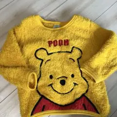 Disney baby くまのプーさん ボアトレーナー イエロー