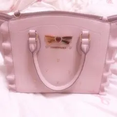 サマンサベガ リボンスタッズフラッター 小 ピンク