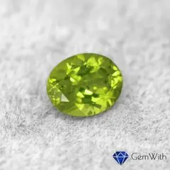 オリーブグリーン系 ルース 約2.13ct 上品な輝き - メルカリ