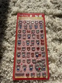 ボンボンドロップシール サンリオ　ミニ mini ハローキティ 赤