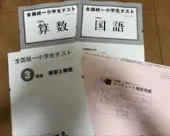 【2025/11月】全国統一小学生テスト　小3