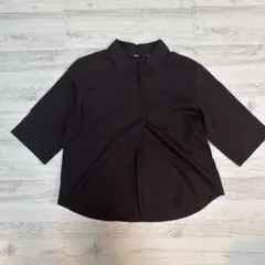 ユニクロ　レーヨンスキッパーブラウス　7分袖