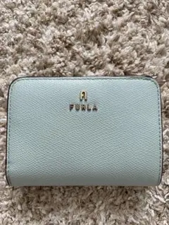 FURLA 二つ折り財布 ライトブルー