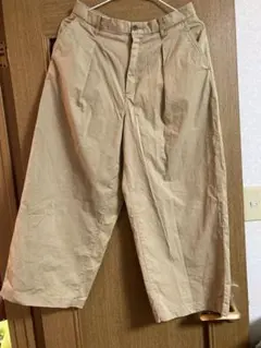 スタディオ クリップ　ワイドパンツ　L ベージュ