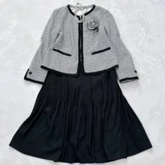 【大きいサイズ】23区　セレモニー　セットアップ　上44 下46 コサージュ付