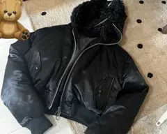 ゆるっと着れます　ジャンパー　ボアジャケット